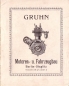 Preview: Gruhn Motoren Prospekt 1922
