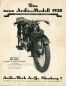 Preview: Ardie 500 ccm brochure 1928