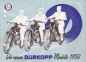 Preview: Dürkopp motorcycle program 1950