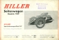 Preview: Hiller Seitenwagen Prospekt 1937