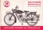 Preview: Gritzner motorcycle brochure 1936