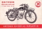 Preview: Gritzner motorcycle brochure 1938