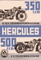 Preview: Hercules 350 OHV und 500 SV Prospekt 1935