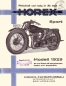 Preview: Horex 500 Sport brochure 1929