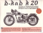 Preview: D-Rad R 20 Prospekt 1931