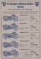 Preview: Triumph Programm 1934