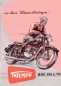 Preview: Triumph BDG 125 L/SL Prospekt 1954