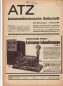 Preview: ATZ Autotechnische Zeitschrift