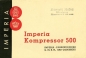 Preview: Imperia Kompressor 500 Prospekt 1935