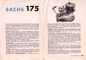Mobile Preview: Sachs 175ccm motor brochure 4.1953