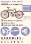 Preview: Hercules Motorfahrrad Liliput Prospekt 1933