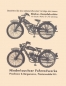 Preview: Bluecher Motorfahrrad Prospekt ca. 1938