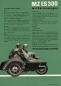 Preview: MZ ES 300 mit Seitenwagen Prospekt 1962