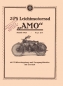 Preview: Amo Leichtmotorrad B 1 2,5 PS Prospekt 1923