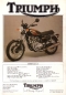 Preview: Triumph Bonneville UK Prospekt 1986
