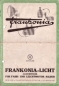 Preview: Frankonia Licht Beschreibung 1920er Jahre