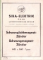 Preview: Siba Schwungrad-Lichtmagnetzünder MZL und SMZ 1950er Jahre