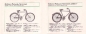 Preview: Gritzner Fahrrad und Motor-Fahrrad Prospekt ca. 1933