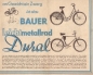 Preview: Bauer Dural Leichtmetallrad Prospekt 1930er Jahre