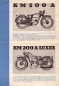 Preview: DKW KM 200 / KM 200 A Luxus Prospekt 1935