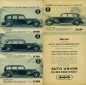 Preview: Auto-Union Pkw Programm 1936
