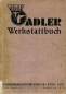 Preview: Adler Vorderradantrieb-Wagen Werkstattbuch 1939