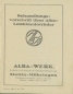 Preview: Alba Leichtmotorrad Bedienungsanleitung 6.1923