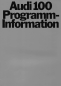 Preview: Audi 100 Prospekt 7.1969