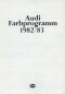 Preview: Audi Farben 1982/83