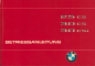 Preview: BMW 2.5 CS, 3.0 CS + 3.0 CSi Bedienungsanleitung 7.1975