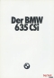 Preview: BMW 635 CSI Prospekt ca. 1978