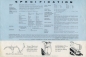 Preview: Bond 150 / 200 Motorroller Prospekt ca. 1960