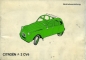 Preview: Citroen 2 CV 6 Mappe mit Bedienungsanleitung ca. 1975