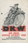 Preview: DKW Super Sport 500 Prospekt 1929