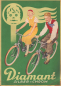 Preview: Diamant Silber-Chrom Fahrrad Prospekt 1935