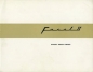 Preview: Facel II Prospekt ca. 1962