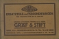 Preview: Gräf & Stift Vk 2 Ersatzteilliste 1926