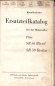 Preview: IWL Pitty, SR 56 Wiesel und SR 59 Berlin Ersatzteilliste 1959