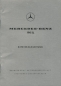 Preview: Mercedes-Benz 190 SL Bedienungsanleitung 1961