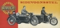 Preview: Nimbus 4 Zylinder Seitenwagen Prospekt ca. 1954