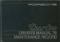 Preview: Porsche 911 Turbo Bedienungsanleitung 11.1975 e