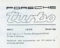 Preview: Porsche 911 Turbo Bedienungsanleitung 1980