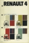 Preview: Renault Color and upholstery folder ca. 1980