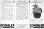 Preview: Schebler Vergaser Modell U Ersatzteilliste 8.1930