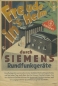 Preview: Simens Rundfunkgeräte Prospekt 12.1929