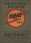 Preview: Simson AWO 425 Ersatzteilliste 1951