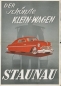 Preview: Staunau Klein-Wagen Prospekt 1950er Jahre