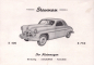 Preview: Staunau Kleinwagen K 400 / 750 Prospekt 1950er Jahre