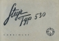 Preview: Steyr 530 Cabriolet Prospekt 9.1935