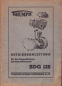 Preview: Triumph BDG 125 Bedienungsanleitung 2.1950